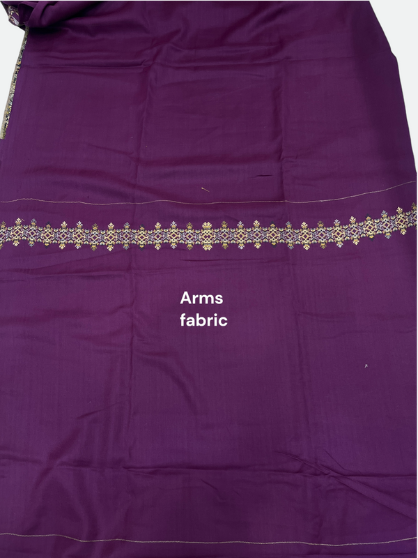 3-Piece Kani Woolen unstitched Suit | Luxury Traditional Wool Suit