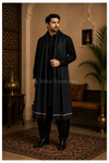 Men’s Pashmina shawls - 90 count Black