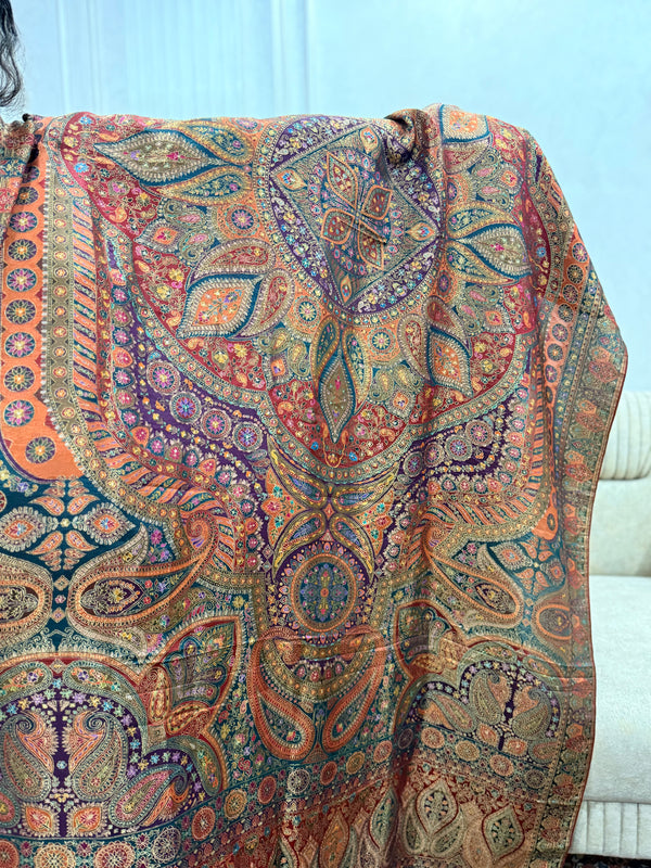 Maroon Maharani Dupattas