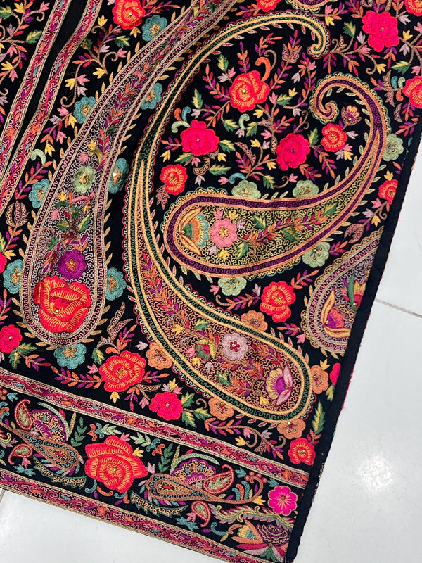 One-of-a-Kind Handmade Kilimkar Kashmiri Coat