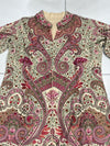 Women’s Handmade Kilimkari Long Coat – Traditional Kashmiri Artisan Design