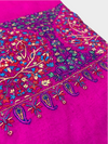Pure Pashmina Hand-Embroidered Sozni Border Shawl