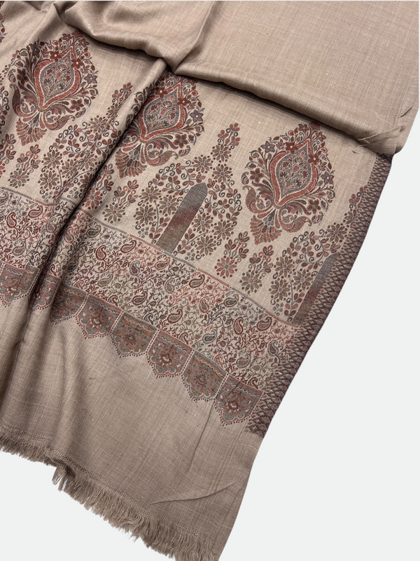Kani Woolen Pula Border Shawl -03