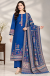 Mughal Art Pure Indian Kani Silk with Moonlight Work 3PC Unstitched