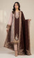 Buble Pink with brown Maharani Unstitched Suits
