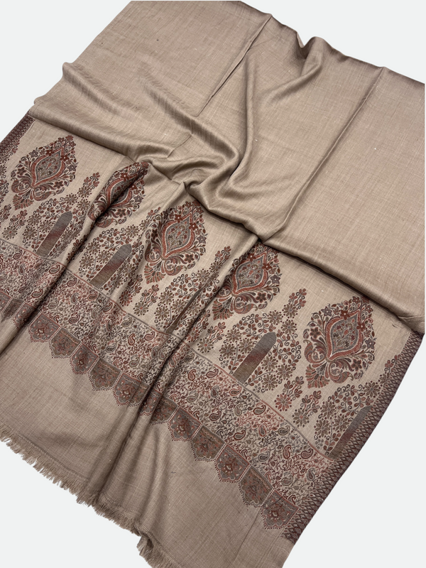 Kani Woolen Pula Border Shawl -03