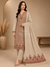 3-Piece Kani Woolen unstitched Suit - Skin