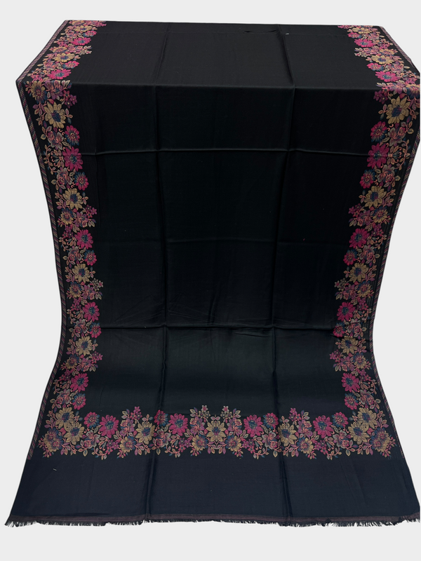 3d kani woolen Border shawl - 10