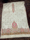 Off-white Maharani unstitched suit