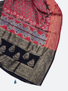 Traditional Ajrakh Design Patalo Gajji Silk Dupatta