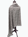 Natural Pure Pashmina Sozni Jaal Shawl – Green Hand Embroidery for Women