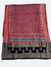 Traditional Ajrakh Design Patalo Gajji Silk Dupatta