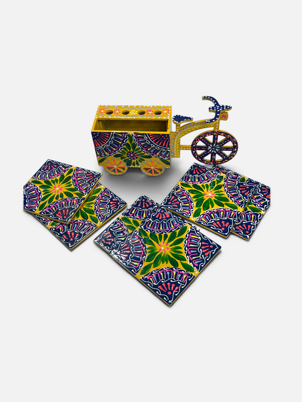 Truk Art Cycle Coaster Set Design
