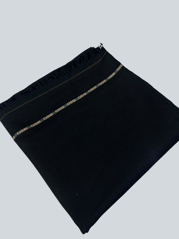 Men’s Pashmina shawls - 90 count Black
