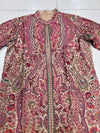 Women’s Handmade Kilimkari Long Coat – Traditional Kashmiri Artisan Design