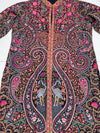 One-of-a-Kind Handmade Kashmiri Embroidered Coat – Bird & Paisley Design