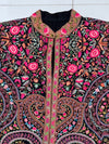 One-of-a-Kind Handmade Kashmiri Embroidered Coat – Bird & Paisley Design