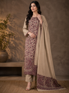 3-Piece Kani Woolen unstitched Suit - Skin MonaLisa