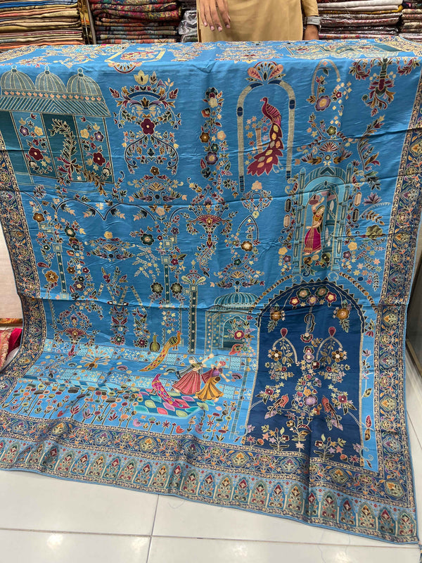 Exquisite Maharani Silk Shawl - Elevate Your Style with Elegance