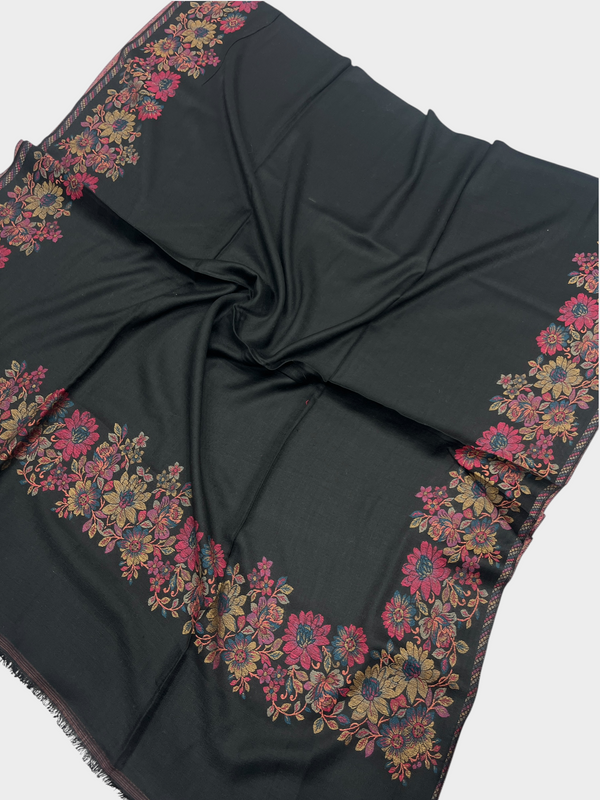 3d kani woolen Border shawl - 10