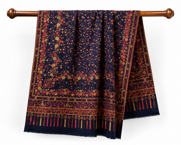 Shah Jahan Kani Woollen Deisgn Shawl