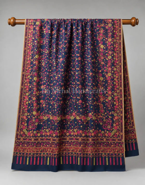 Elevate Your Style with the Shah Jahan Kani Woollen Shawl