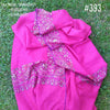 Pink Border Embroidery Cashmere Shawl