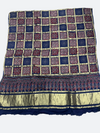Traditional Ajrakh Design Patalo Gajji Silk Duppata