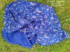 Royal Blue Sozni Jaal Embroidered Pashmina Shawl