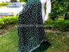 Dark Green Colour with Sozni Allover Designer Jaal