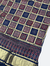 Traditional Ajrakh Design Patalo Gajji Silk Duppata