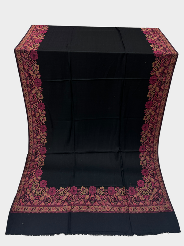 3d kani woolen Border shawl - 03