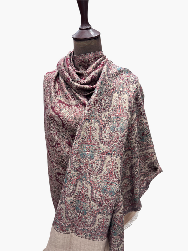 Sunday Monday kani Moonlight Shawl skin with Maroon