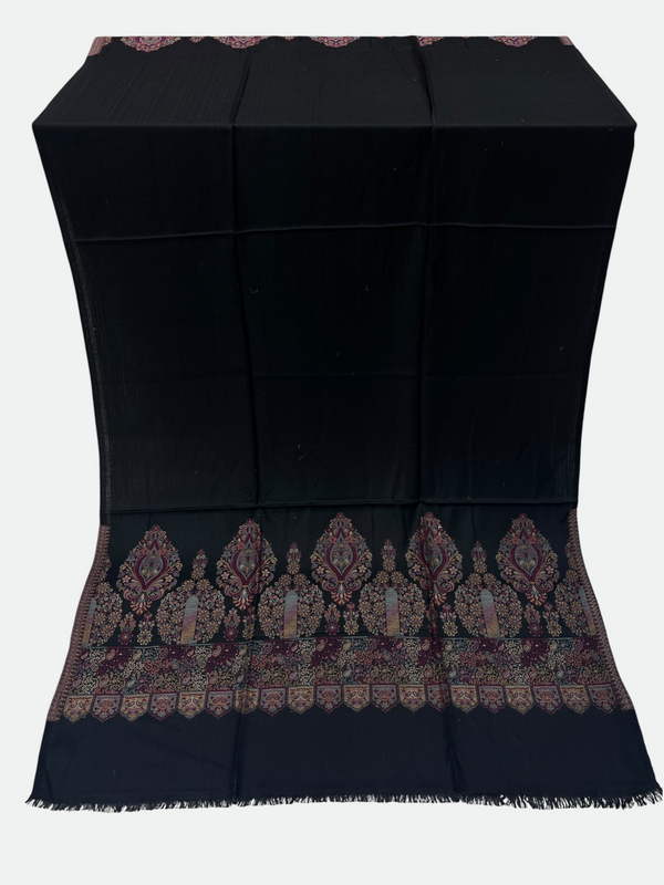 Kani Woolen Pula Border Shawl -02