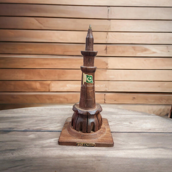 wooden minar-e-pakistan souvenior