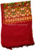 Maroon Aari Work Jama with Multicolor Embroidery
