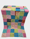 Hand Work Silk Kantha Stitch Stole - 02