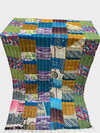 Hand Work Silk Kantha Stitch Stole - 03