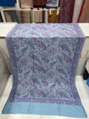 Blue Shades Double-Sided Reversible Kani Shawl | 2.75 Yards