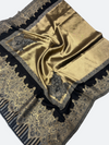 Traditional Kashmiri moonlight 3d kani Border - 10