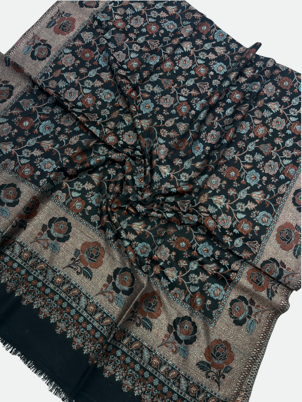 Traditional Pakistani Kani Wool Shawls - 03