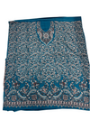 3-Piece Kani Woolen unstitched Suit - Teal