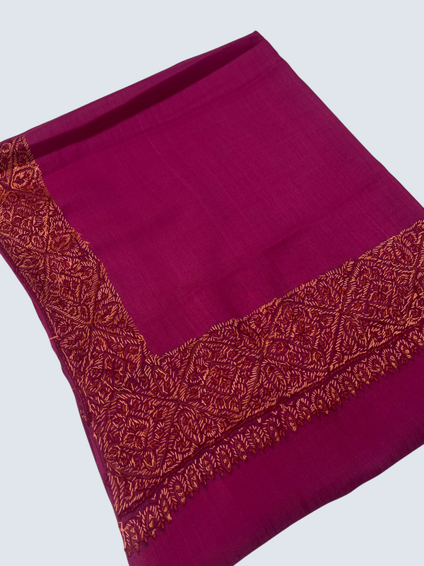 Sui Work Top Dor Pashmina Border
