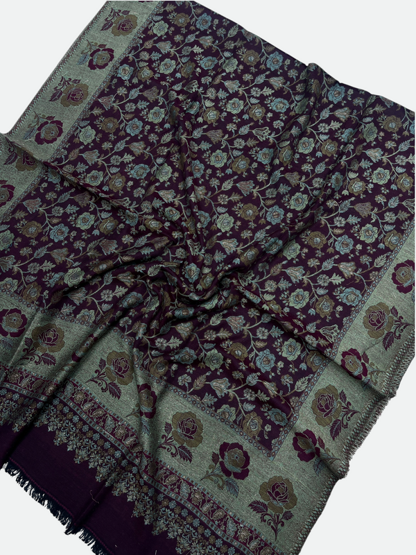Traditional Pakistani Kani Wool Shawls - 02