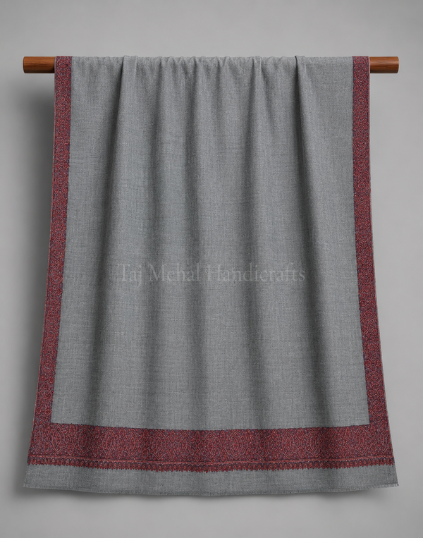 Top Dor Needle work Woolen Pashmina Border