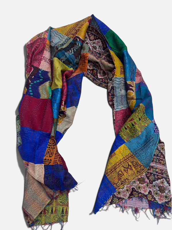 Buy Kantha Embroidery Work Stoles Online