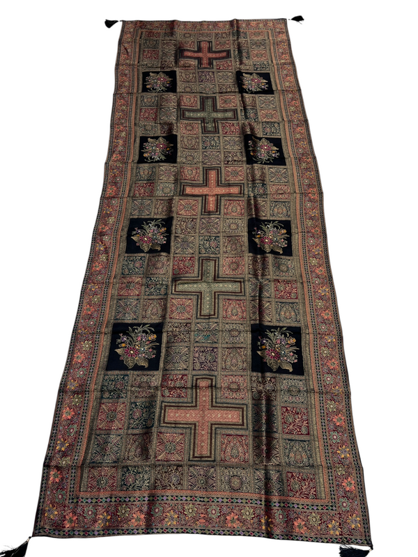 Black Maharani unstitched suit