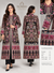 Handmade Kashmiri Kilimkari Coat – Black Multicolor Floral & Bird Embroidery