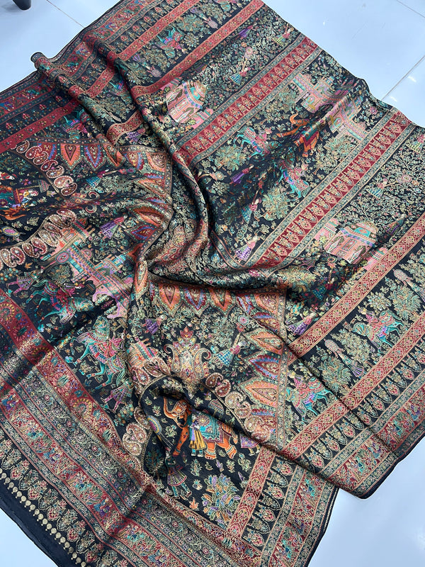Luxury Artisanal Banjara Silk Dupatta