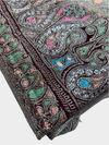 Pure Pashmina Hand-Embroidered Sozni Border Shawl - 05 - Tajmehalhandicrafts